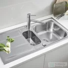 Grohe K400+ ROZSDAMENTES ACÉL MOSOGATÓTÁLCA, CSEPEGTETŐVEL 31569SD0
