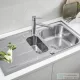 Grohe K400+ ROZSDAMENTES ACÉL MOSOGATÓTÁLCA, CSEPEGTETŐVEL 31569SD0