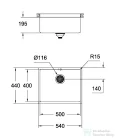 Grohe K700 UNDERMOUNT ROZSDAMENTES ACÉL MOSOGATÓTÁLCA rozsdamentes acél 31574SD1