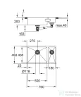Grohe K700 UNDERMOUNT ROZSDAMENTES ACÉL MOSOGATÓTÁLCA rozsdamentes acél 31575SD1