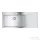 Grohe K1000 ROZSDAMENTES ACÉL MOSOGATÓTÁLCA, CSEPEGTETŐVEL 31581SD1