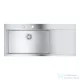 Grohe K1000 ROZSDAMENTES ACÉL MOSOGATÓTÁLCA, CSEPEGTETŐVEL 31581SD1