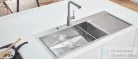 Grohe K1000 ROZSDAMENTES ACÉL MOSOGATÓTÁLCA, CSEPEGTETŐVEL 31581SD1