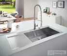 Grohe K1000 ROZSDAMENTES ACÉL MOSOGATÓTÁLCA, CSEPEGTETŐVEL 31582SD1