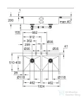 Grohe K800 ROZSDAMENTES ACÉL MOSOGATÓTÁLCA 31585SD1