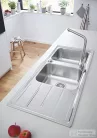 Grohe K500 ROZSDAMENTES ACÉL MOSOGATÓTÁLCA, CSEPEGTETŐVEL 31588SD1