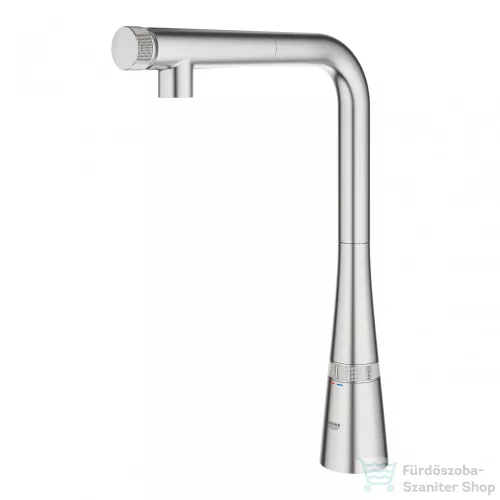Grohe ZEDRA SMARTCONTROL MOSOGATÓ CSAPTELEP SMARTCONTROL VEZÉRLÉSSEL matt szuperacél 31593DC2