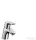 Hansgrohe FOCUS egykaros mosdó csaptelep 70 DN15, klik-klak leeresztővel, króm 31604000