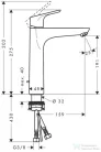 Hansgrohe FOCUS 190 egykaros mosdócsaptelep króm 31608