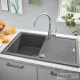Grohe K400 KOMPOZIT MOSOGATÓTÁLCA CSEPEGTETŐVEL gránit szürke 31639AT0