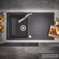   Grohe K400 KOMPOZIT MOSOGATÓTÁLCA CSEPEGTETŐVEL gránit fekete 31640AP0