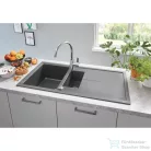Grohe K400 KOMPOZIT MOSOGATÓTÁLCA CSEPEGTETŐVEL gránit szürke 31642AT0