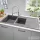 Grohe K400 KOMPOZIT MOSOGATÓTÁLCA CSEPEGTETŐVEL gránit szürke 31643AT0