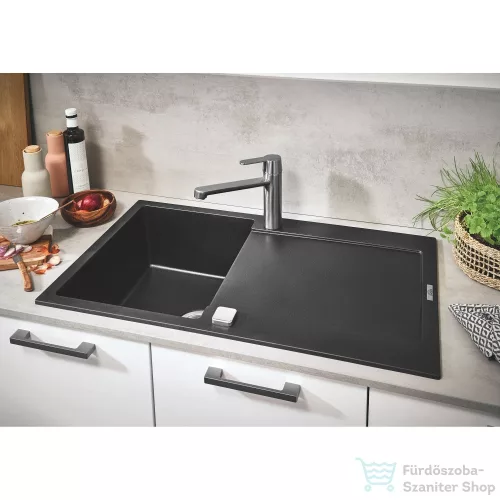 Grohe K500 KOMPOZIT MOSOGATÓTÁLCA CSEPEGTETŐVEL gránit fekete 31644AP0