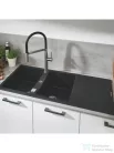 Grohe K500 KOMPOZIT MOSOGATÓTÁLCA CSEPEGTETŐVEL gránit fekete 31647AP0