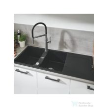   Grohe K500 KOMPOZIT MOSOGATÓTÁLCA CSEPEGTETŐVEL gránit fekete 31647AP0