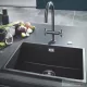 Grohe K700 UNDERMOUNT KOMPOZIT MOSOGATÓTÁLCA gránit fekete 31654AP0