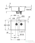 Grohe K700 KOMPOZIT MOSOGATÓTÁLCA gránit szürke 31657AT0