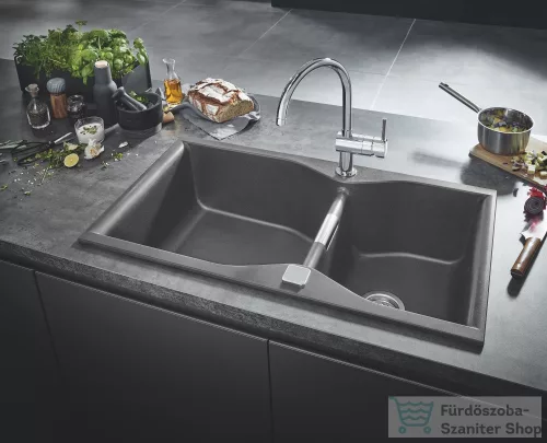 Grohe K700 KOMPOZIT MOSOGATÓTÁLCA gránit fekete 31658AP0