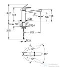 Grohe BAUEDGE EGYKAROS MOSOGATÓCSAP 1/2?  króm 31693000