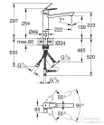 Grohe BAULOOP EGYKAROS MOSOGATÓCSAP 1/2?  króm 31713000