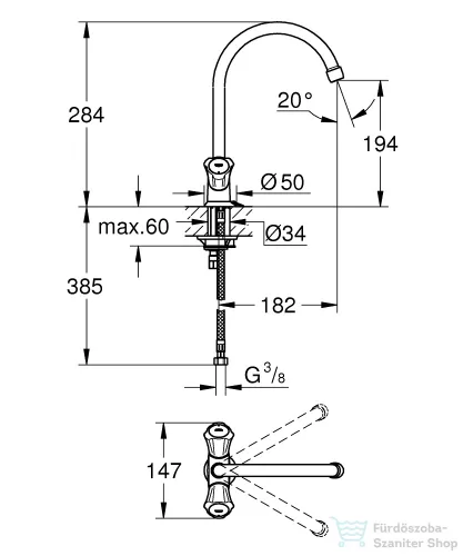 Grohe COSTA L EGYLYUKAS MOSOGATÓCSAPTELEP 1/2? 31812001