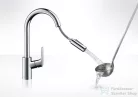 Hansgrohe Focus E konyhai csaptelep kihúzható zuhanyfejjel 31815