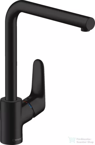Hansgrohe FOCUS M41 egykaros mosogató csaptelep, matt fekete 31817670