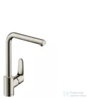 Hansgrohe HG Focus konyhai csaptelep, elforgatható kifolyóval, rozsdamentes acél hatású 31817800