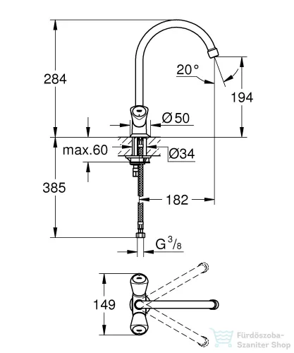 Grohe COSTA S EGYLYUKAS MOSOGATÓCSAPTELEP 1/2? 31819001