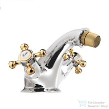   Sapho ANTEA Bidé csaptelep automata lefolyóval, króm/arany 3182