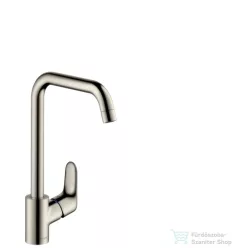   Hansgrohe HG Focus konyhai csaptelep elforgatható kifolyóval rozsdamentes acél hatású 31820800