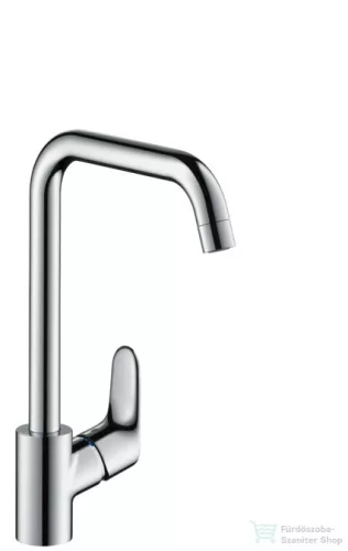 Hansgrohe HG Focus konyhai csaptelep elforgatható kifolyóval, átfolyós vízmelegítőkhöz, króm 31822000