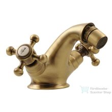 Sapho ANTEA Bidé csaptelep automata lefolyóval, bronz 3186