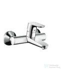 Hansgrohe FOCUS Falsíkon kívüli, fali egykaros mosdó csaptelep, leeresztő nélkül, króm 31923000