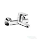 Hansgrohe FOCUS Falsíkon kívüli, fali egykaros mosdó csaptelep, leeresztő nélkül, króm 31923000