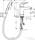 Hansgrohe HG Focus 100  Bidette szett króm  31927000
