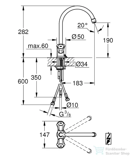 Grohe COSTA L EGYLYUKAS MOSOGATÓCSAPTELEP 1/2? 31930001