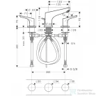 Hansgrohe FOCUS 3 üléses mosdó csaptelep, automata leeresztővel , króm 31937000