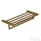 Kludi VELA C törölközőtartó polccal, szálcsiszolt bronz 31989N1