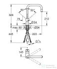 Grohe MINTA EGYKAROS MOSOGATÓCSAP 1/2? króm 32067000