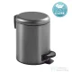 Sapho POTTY szemetes, Soft Close, 3l, gun metal (320981)