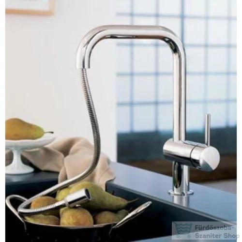 Grohe Minta mosogató csaptelep kihúzható gyöngyöztetővel 32168000