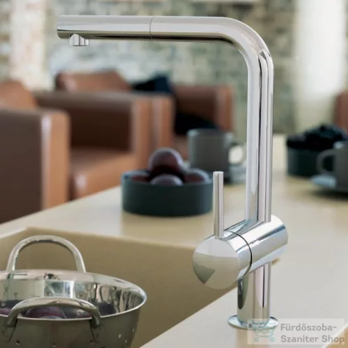 Grohe Minta mosogató csaptelep kihúzható gyöngyöztetővel 32168000