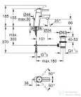 Grohe CONCETTO S mosdó csaptelep automata leeresztővel,króm 3220410E