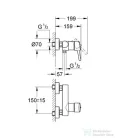 Grohe CONCETTO zuhanycsaptelep, króm 32210001