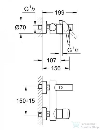 Grohe CONCETTO kádcsaptelep, króm 32211001