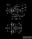 Grohe QuickFix Start egykaros kádcsaptelep 1/2″, króm 32278002