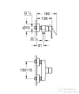 Grohe Start egykaros zuhanycsaptelep 1/2″, króm 32279002