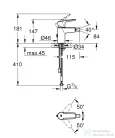 Grohe Quickfix START láncos bidé csaptelep,króm 32281002